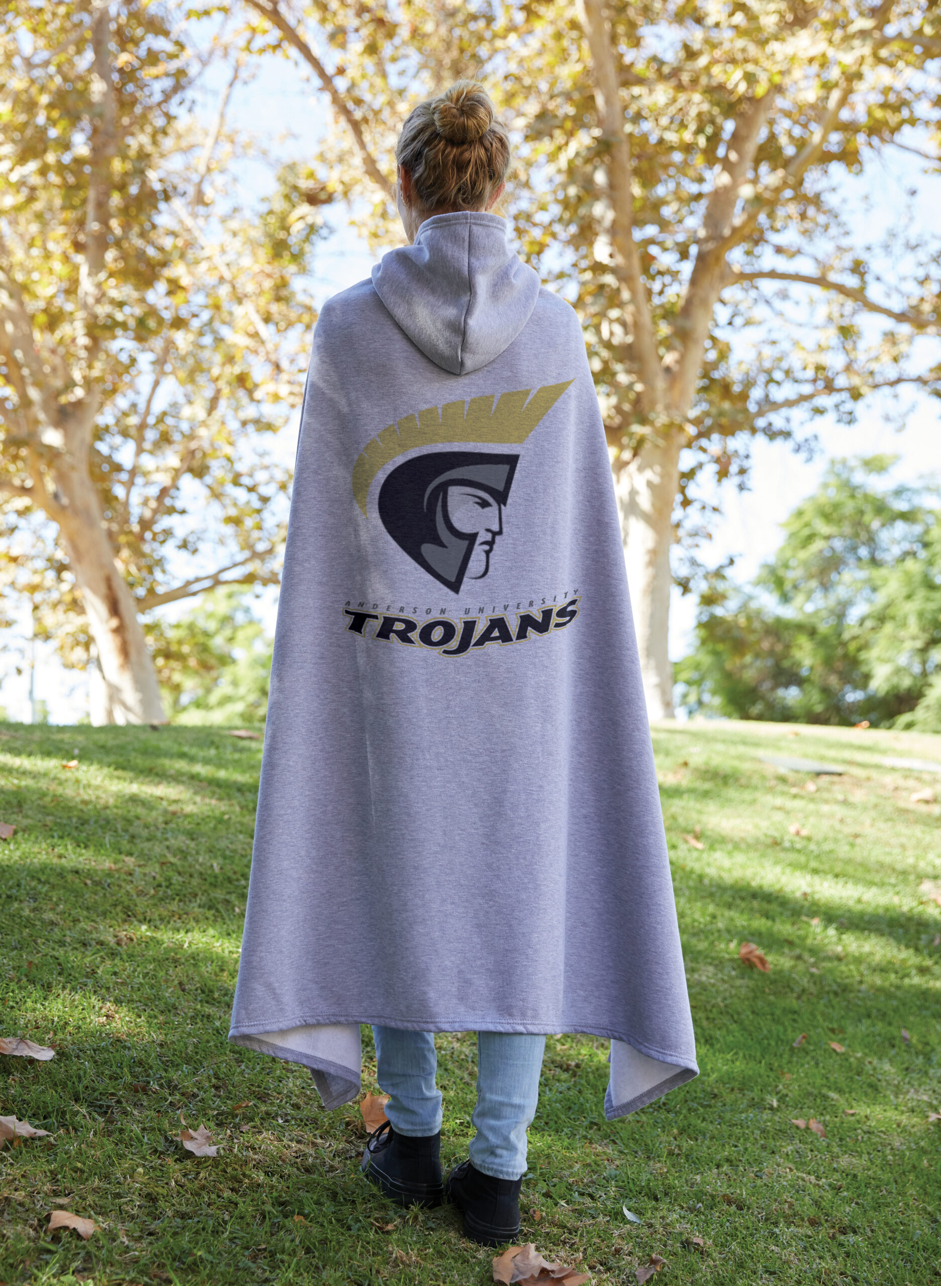 Game Day Hooded Sweatshirt Blanket